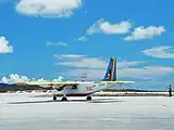 タキシング中のRAC機（2005年9月撮影）