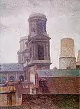 "The towers, Saint-Sulpice"「サン＝シュルピスに聳える塔」(1887)