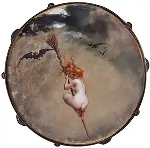 『太鼓に描かれた魔女』（1882年）