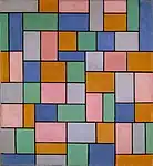 テオ・ファン・ドゥースブルフ 「Composition in Dissonances」　1919年
