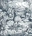 ブルクマイアー画の『Theuerdank』の挿絵