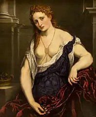 『フローラ』1540年頃 ルーヴル美術館所蔵