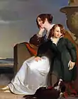 『母と息子』、1840年、油彩キャンバス、メトロポリタン美術館蔵