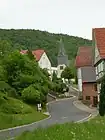 トゥルンホスバッハ地区の教会付近