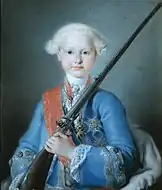 王子アントニオ・パスクアル・デ・ボルボン (1763)プラド美術館蔵