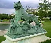 虎とワニ、チュイルリー庭園 (1873)