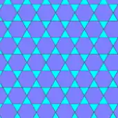 正三角形2枚、正六角形2枚 (3, 6, 3, 6)