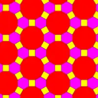正方形1枚、正六角形1枚、正十二角形1枚 (4, 6, 12)