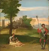 ティツィアーノ・ヴェチェッリオ, Rustic Idyll, 1507年-1508年