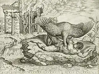 ミケランジェロによる『ティテュオス』1540年