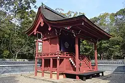 富部神社本殿（2019年2月）