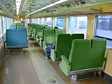東武1800系電車格下げ車両室内