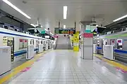 3・4番線ホーム（2021年11月）