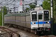 野田線仕様に変更された11654編成(2021年4月 八木崎駅 - 豊春駅間)