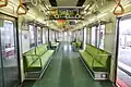 10000型未更新車の車内