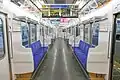 10000型リニューアル車の車内（2021年10月）