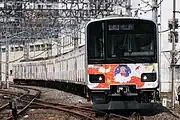 「池袋・川越アートトレイン」ラッピングの51092F（2020年4月11日 大山駅 - 下板橋駅）