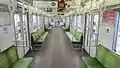 10030型未更新車の車内