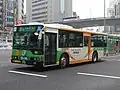 六本木ヒルズ行きは緑色の幕 (B-L709)