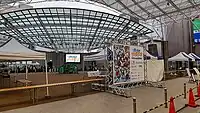 2022年開催分準備中のオリオンスクエア(栃木県宇都宮市)