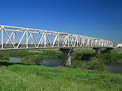 右岸下流側から