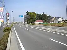 宇都宮芳賀ライトレール線整備前のゆいの杜4丁目（旧野高谷町）付近（2009年撮影）