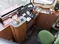 新車体の運転台機器が大幅に増加している