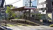 三ノ輪橋方面ホーム（2018年12月）