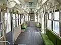 ワンマン化改造後の車内（2006年6月10日、荒川電車営業所）