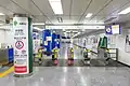 マインズタワー方面改札（2022年11月）