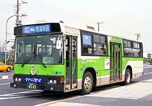 都営バスP-HU233BA前扉グライドスライドドア、逆T字窓