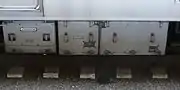 ATO送受信器（左側）（東京都交通局6300形電車）