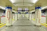 大江戸線ホーム(2022年12月)