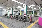 改札口（2023年4月）
