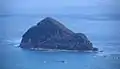 天狗倉山のオチョボ岩から望む桃頭島