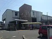 宗像大社口（旧：東郷駅前）の2015年当時の旧駅舎