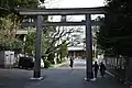 西参道の鳥居（2019年3月19日撮影）