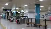 元町駅改札口(2016年11月)