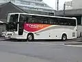 かつて存在した貸切車（2001年撮影、東京営業所にて敷地外より）