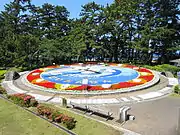 世界一の花時計」(静岡県土肥温泉松原公園)(CITIZEN T.I.C.製)