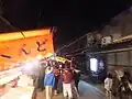 出店する露店の様子