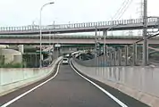 西知多産業道路へのオフランプ