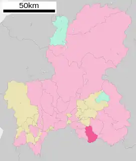 土岐市位置図