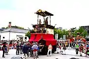 王羲之車・徳川園にて(2015年6月)