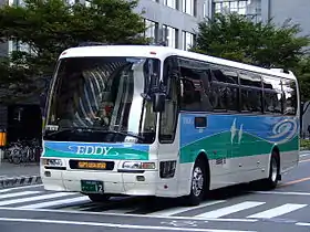 「エディ号」関西方面路線用三菱ふそうエアロバス