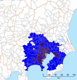 東京都市圏(都市雇用圏)