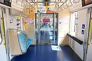 車端部のフリースペース