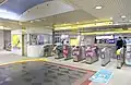 後楽園方面改札（2022年11月8日）