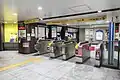 JR東京駅方面改札口(2023年1月)