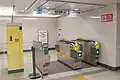 エレベーター専用改札（2022年11月）
